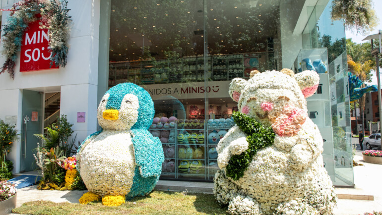 Miniso se apodera del Festival Polanco en Flores y enamora con sus icónicos personajes.