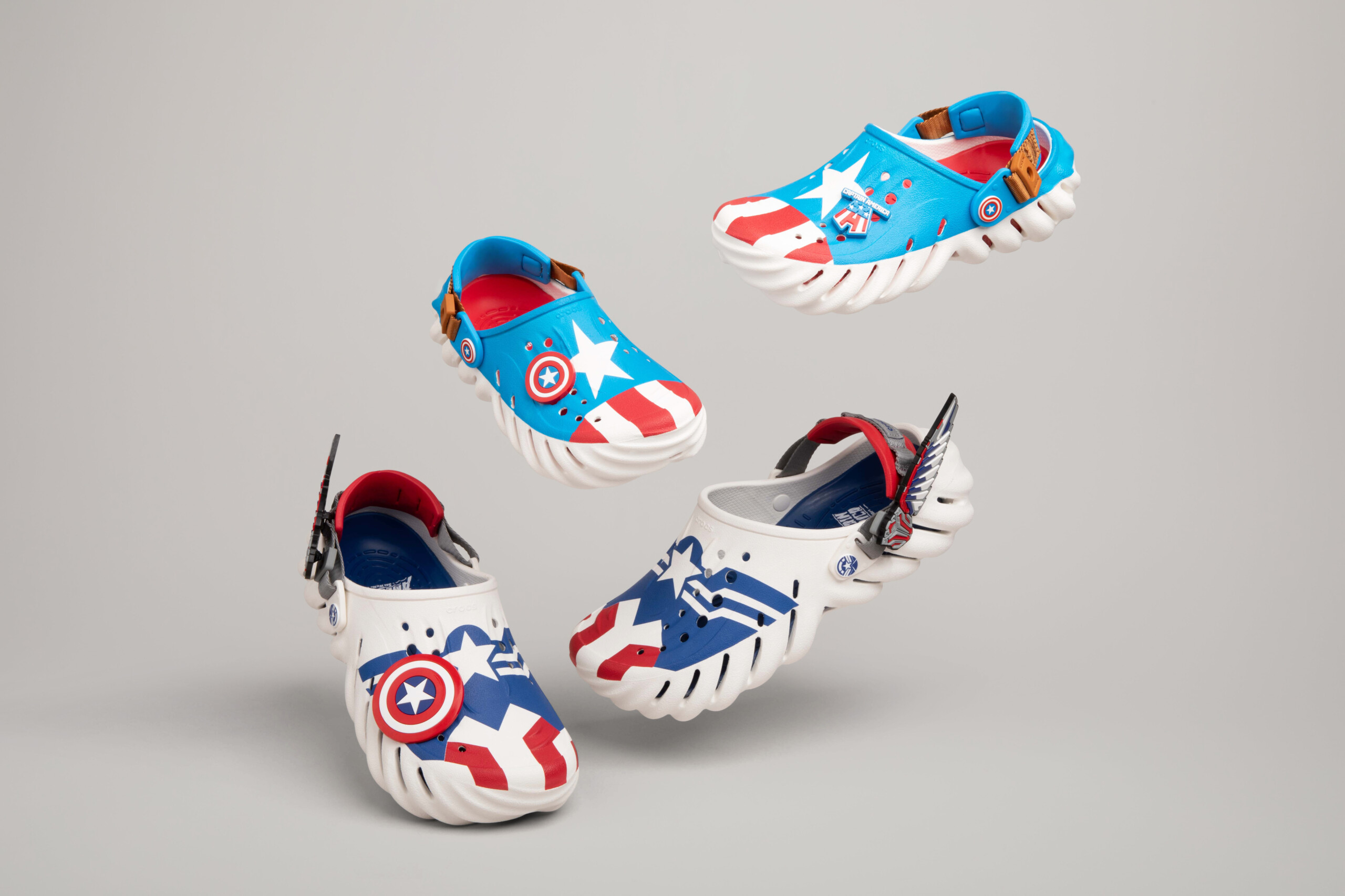 Los Echo Clogs se inspiran en el Capitán América para su nueva colección