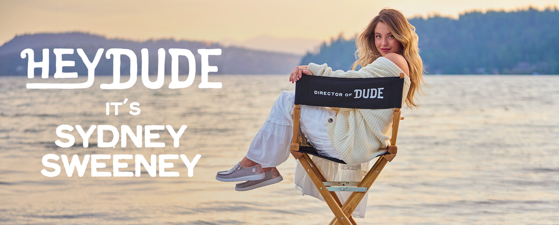 HEYDUDE anuncia a Sydney Sweeney como su portavozglobal