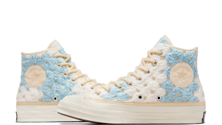 CONVERSE UPCYCLE CROCHET BLANKETS