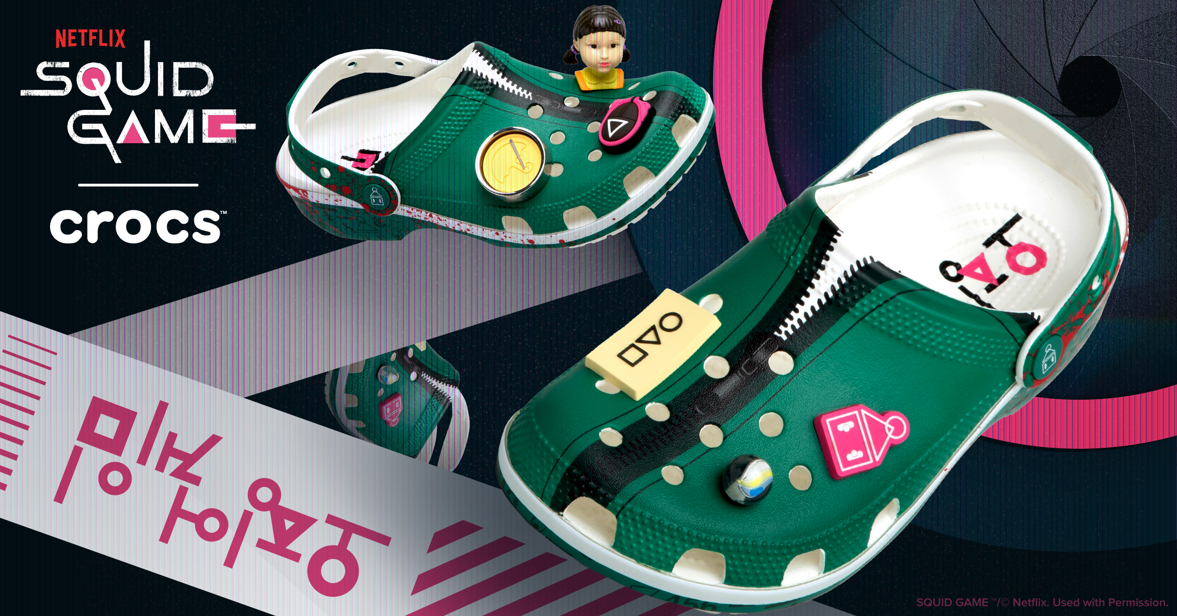 Crocs se une al juego: Llega la nueva colección de SquidGame