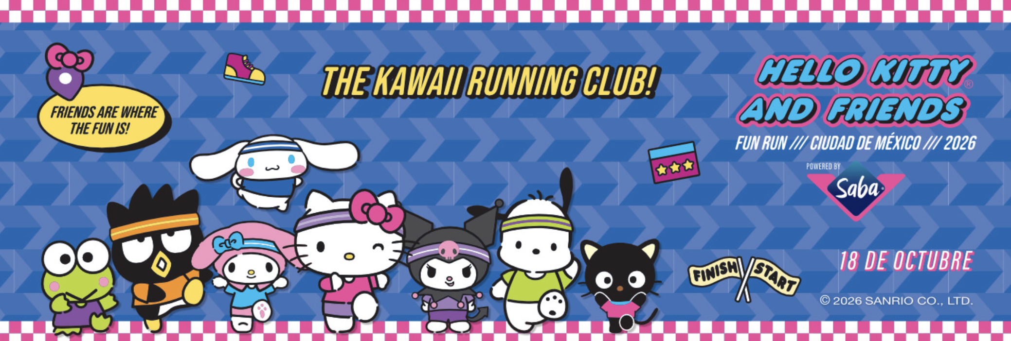¡Hello Kitty and Friends Fun Run regresa a Reforma: ¡solo faltas tú!